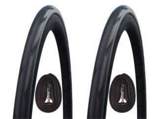 2 Schwalbe Pro One Addix Race V-Guard Vouwbanden + 2 Binnenbanden Race