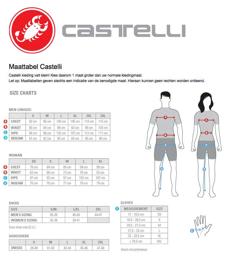 castelli handschoenen arenberg gel voor de renner die het beste wil castelli size charts
