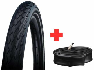 2X Schwalbe Green Marathon Eco Fietsband 28 Inch + 2 Binnenbanden