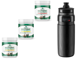 Elite Fly bidon 750ml + NatuSport Isotonic Sportdrink 400 gram