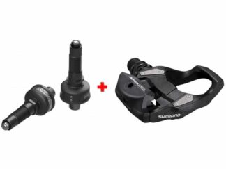 Favero Assioma Duo Shimano Powermeter met Shimano SPD-SL RS500 Pedalen
