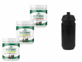 Tacx bidon 500ml + NatuSport Isotonic Sportdrink 400 gram