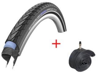 2 Schwalbe Marathon Plus Buitenbanden 28 inch + 2 Binnenbanden