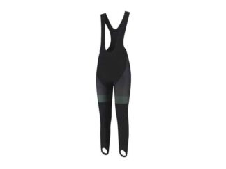 Sport2x T-PRO Premium Bibtight Dames lange broek met zeem Zwart/Groen